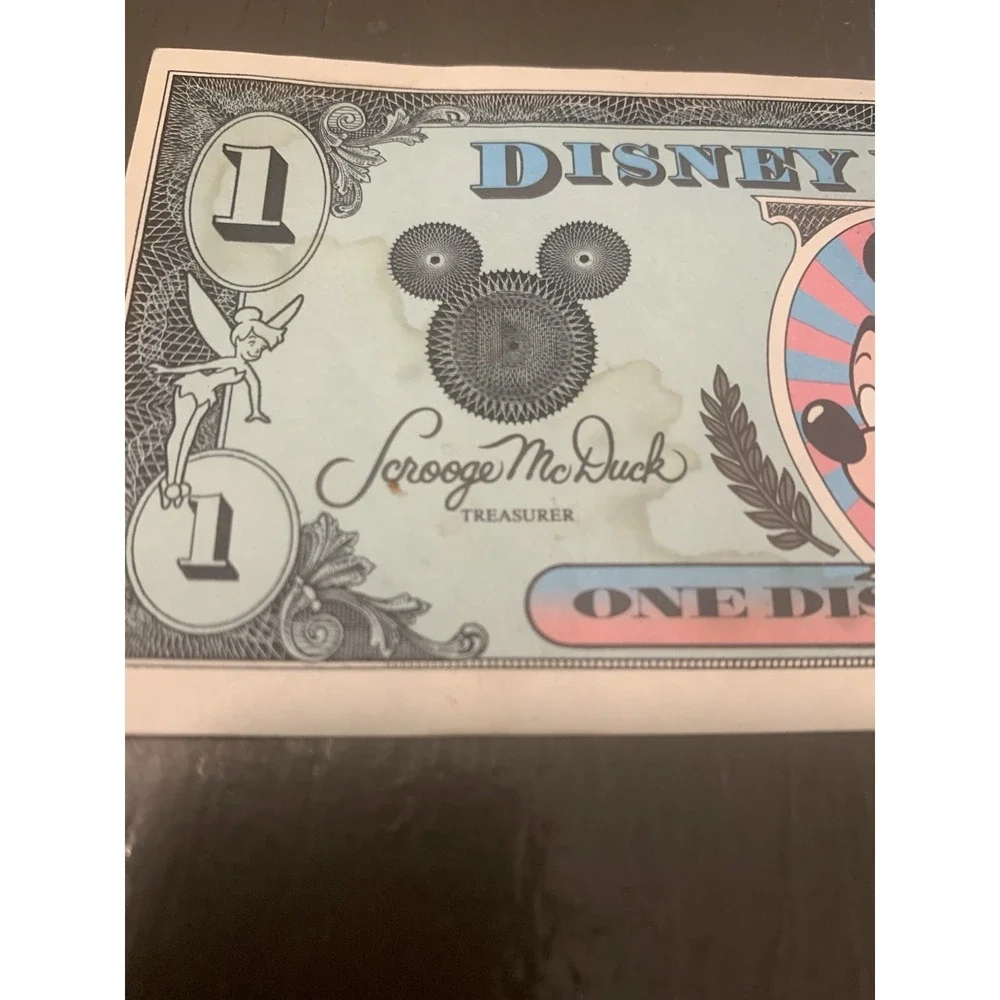 1990 Disney Dollar Micky Mickey Mouse